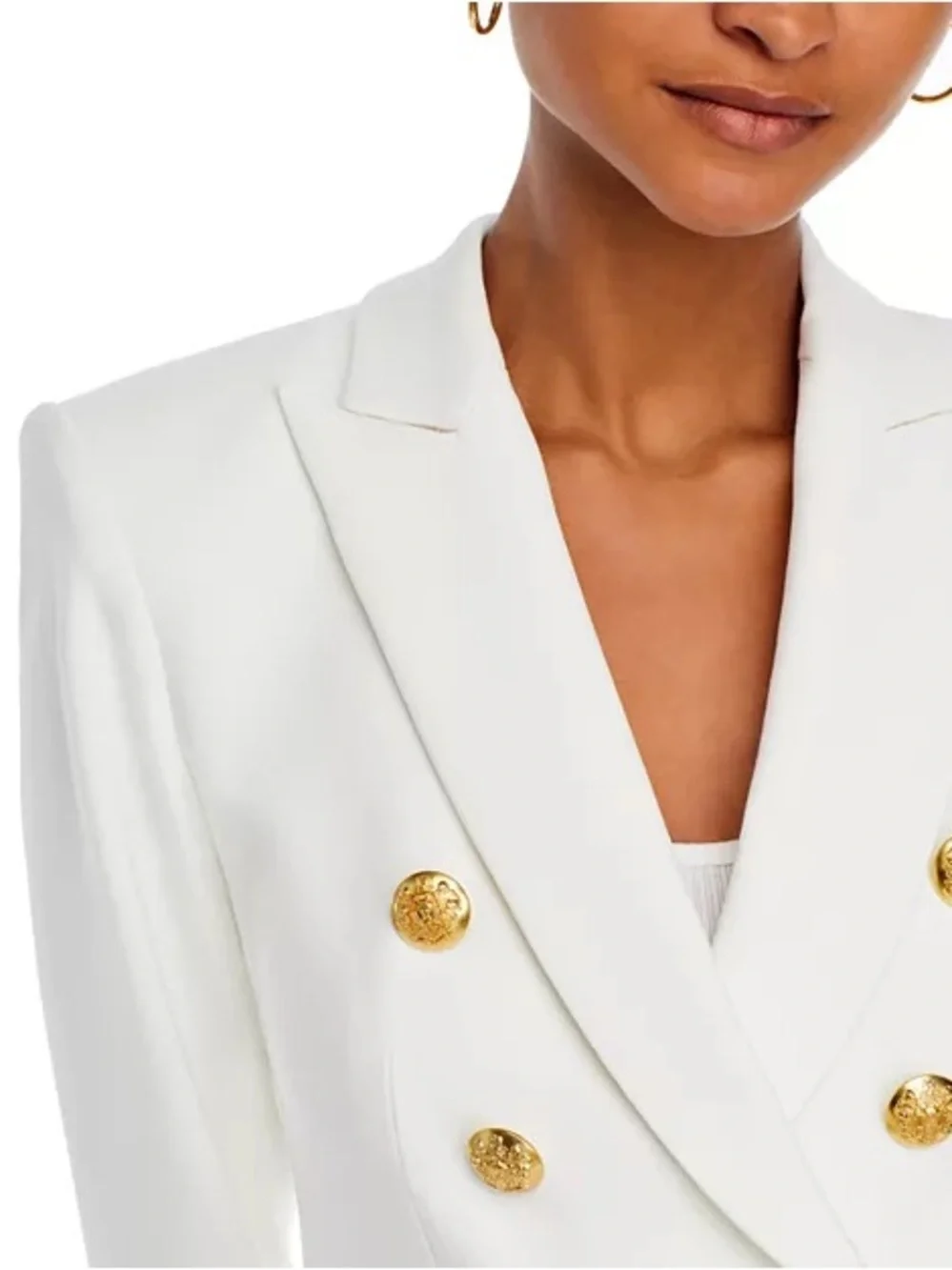 Veronica Beard - Miller Dickey Jacket Off-White & Gold- in size 6 - Picture 3 of 12